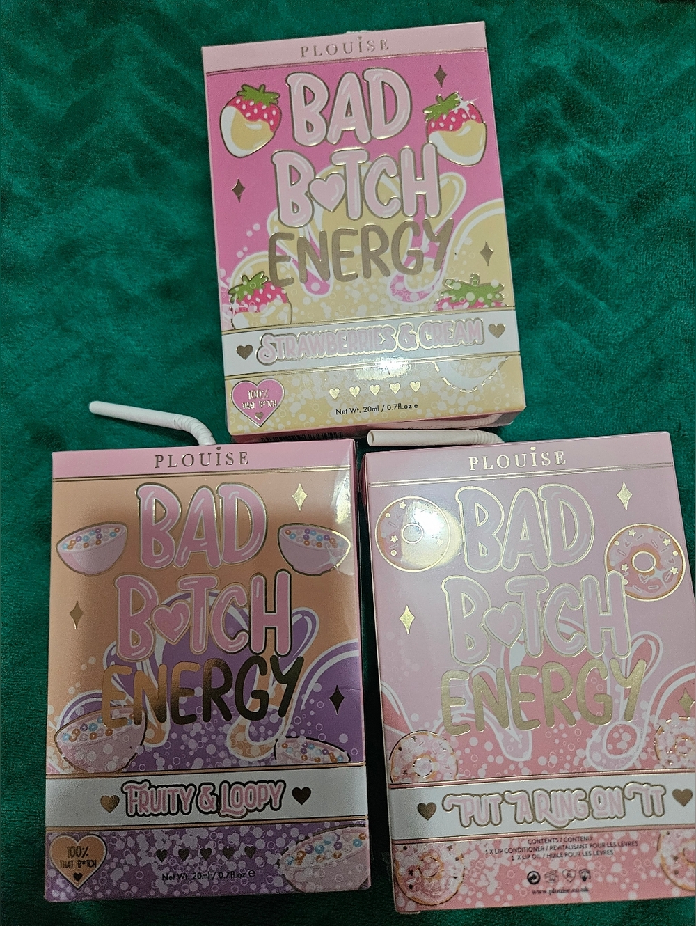 Bad B*tch Energy' Lip Gloss Trio